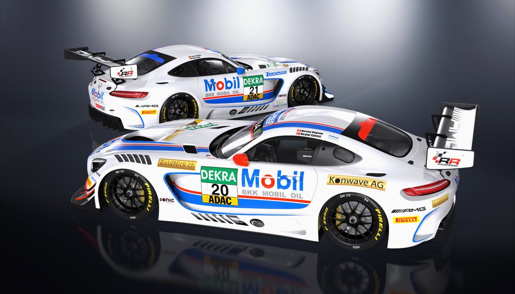 Det bliver denne Mercedes AMG GT3, Nicolai Sylvest skal køre i 2017